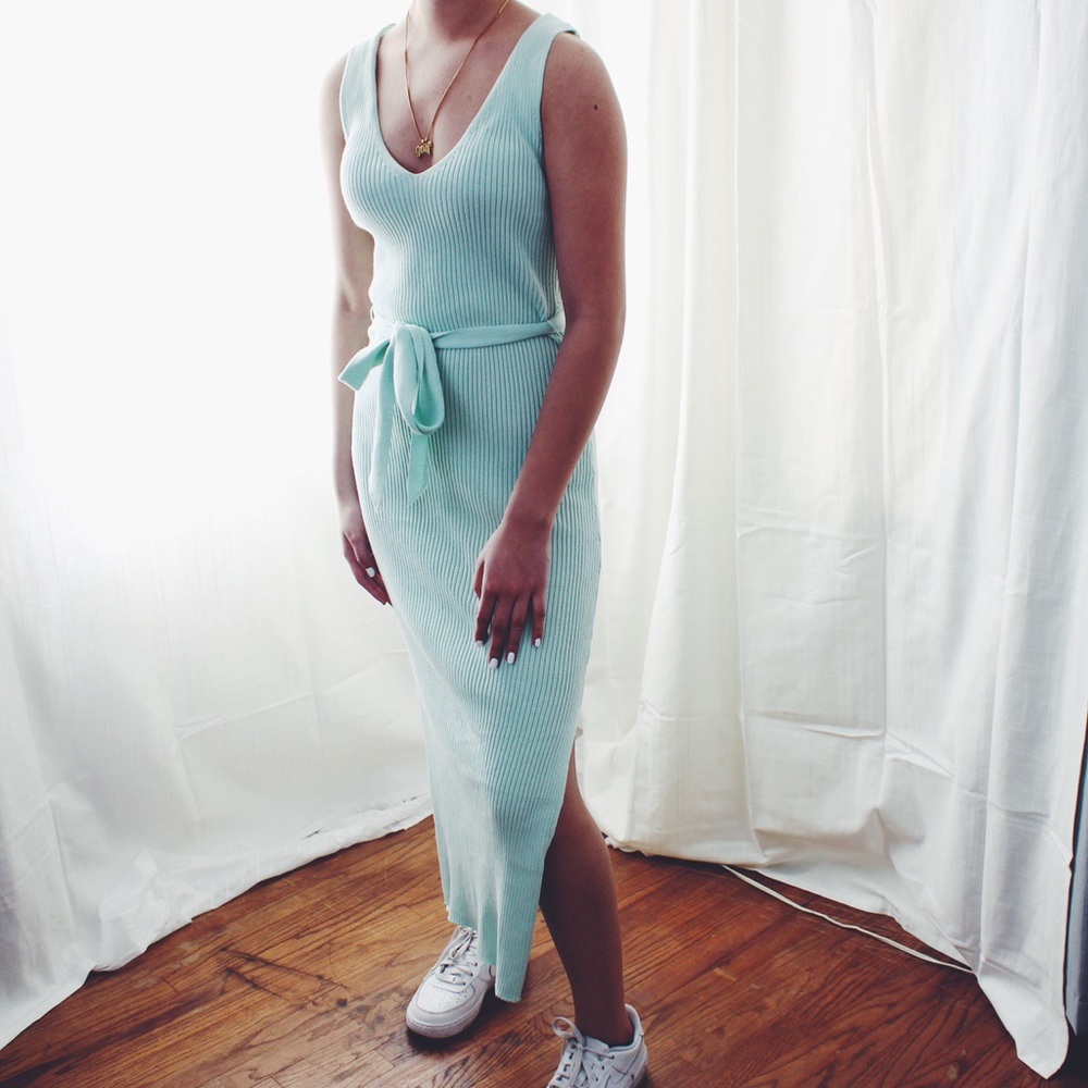 Mint maxi dress